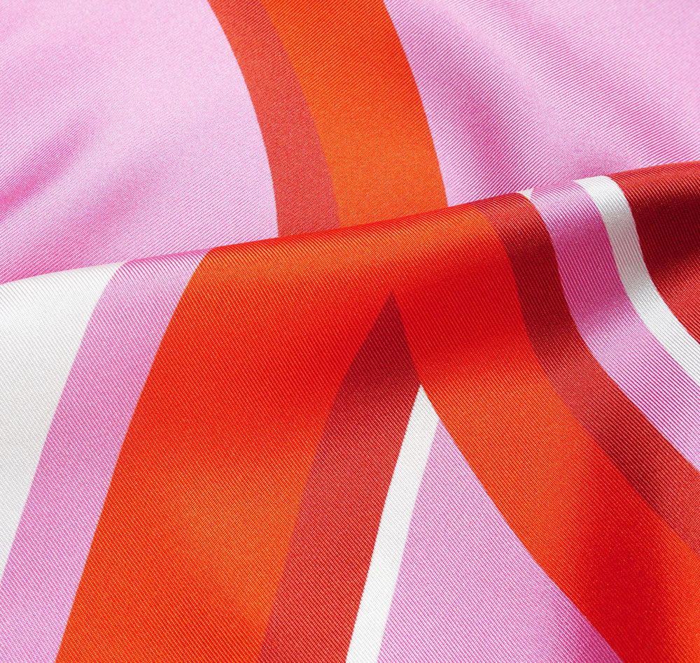 Silk scarf MCM Pink in Silk - 27455003